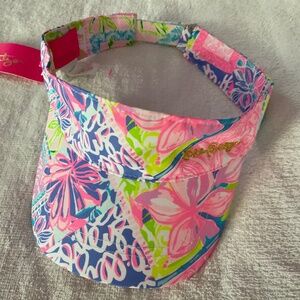 Lilly Pulitzer Women’s Visor New with Tags Beautiful Bright Floral Pattern